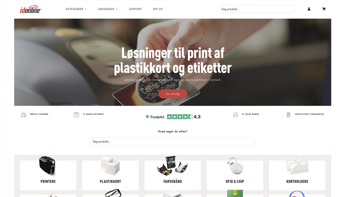 Velkommen til vores nye webshop!